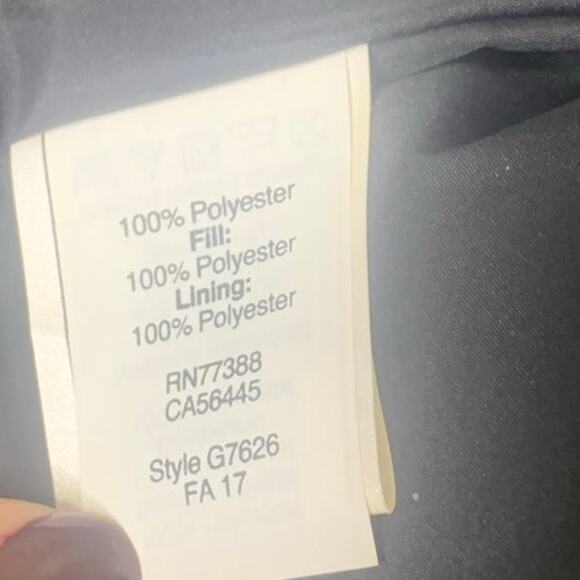 J Crew Diamond Quilted Puffer Vest M Houndstooth Black Cream  Preppy Womens - Picture 7 of 11